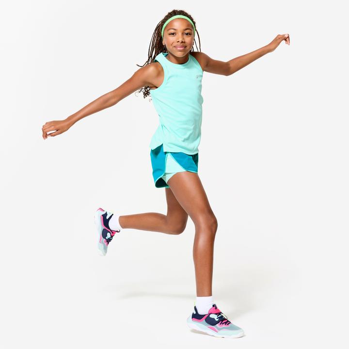 Produktbild Decathlon Top Mädchen Multisport atmungsaktiv - grün (6, 7, 8)