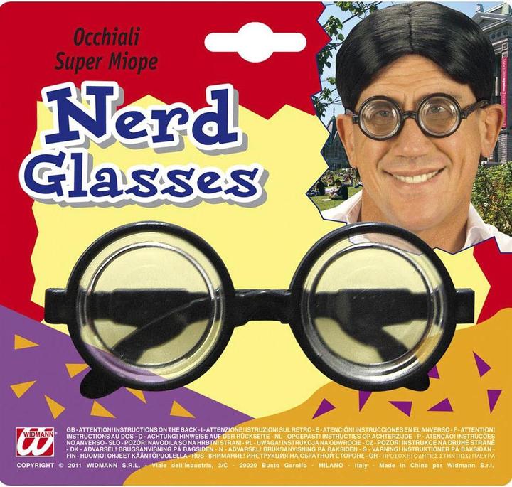 Actual product image Widmann Nerd glasses thick glass