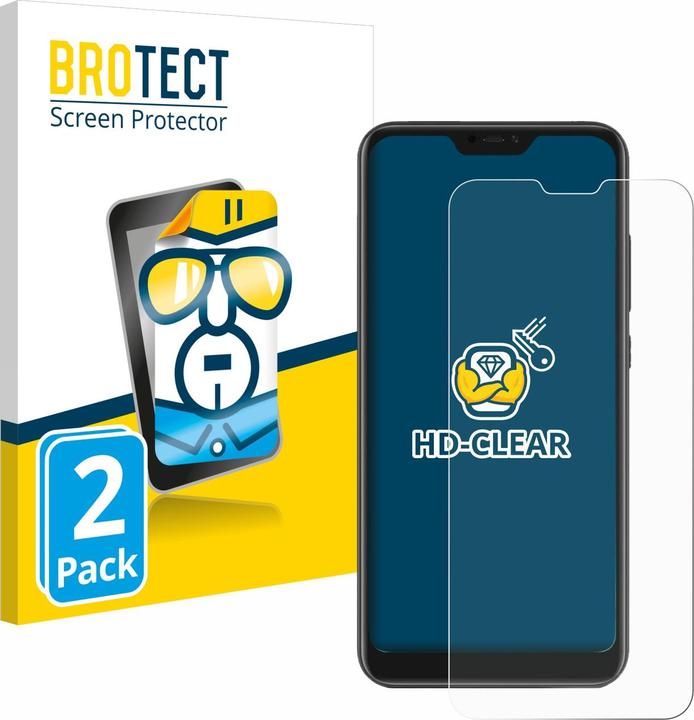 Produktbild BROTECT Schutzfolie Displayschutz Klar (2 Stück, Xiaomi Mi A2 Lite?)
