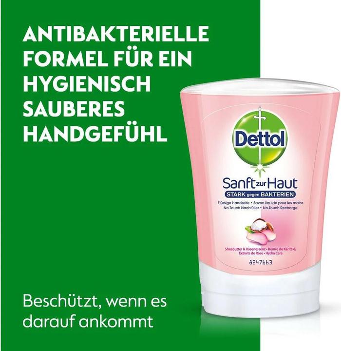 Actual product image Dettol No Touch (Liquid soap, refill, 250 ml)