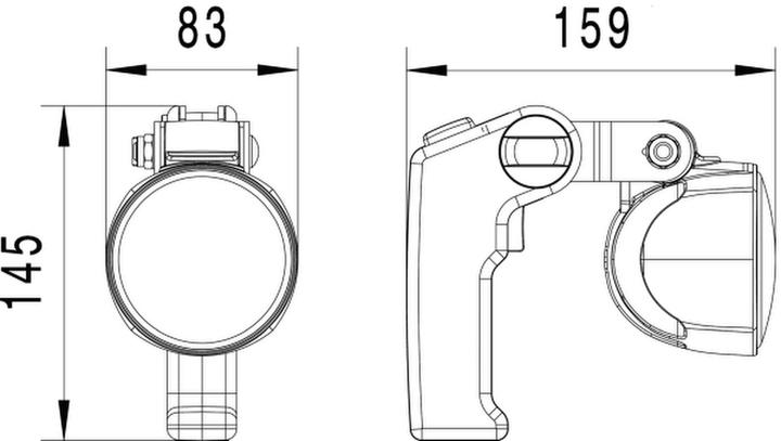 Immagine prodotto Hella Faro di ricerca LED per ZIEGLER ROSENBAUER