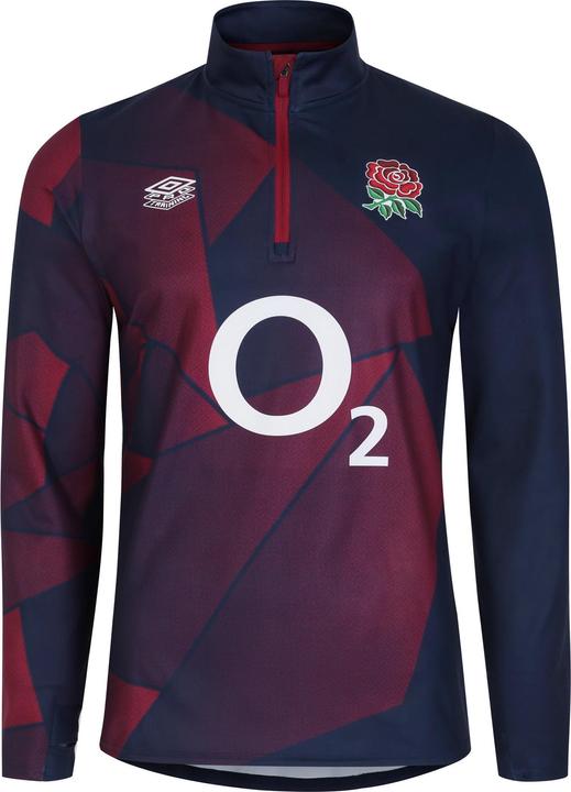 Actual product image Umbro Mens 23/24 England Rugby Warm Up Midlayer (L)