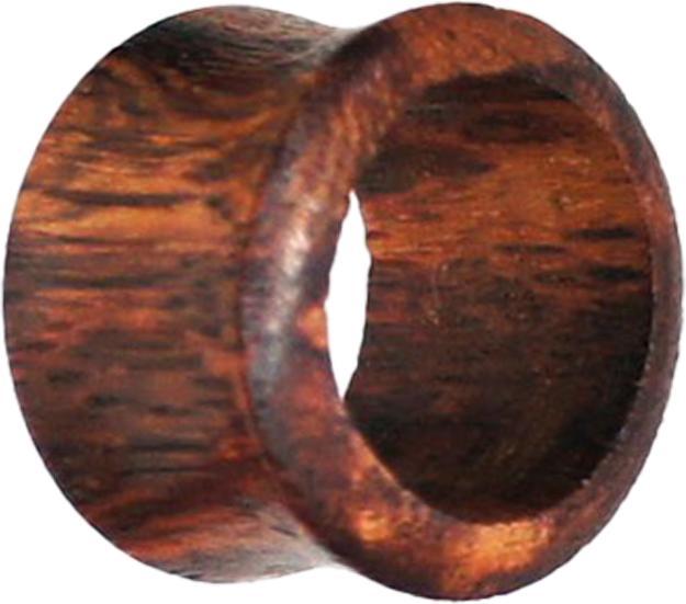 Star Piercing Flared Tunnel aus Honigholz (ohne Messing, Organisch)