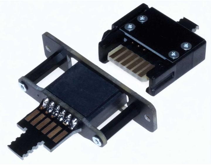 Actual product image Unilight cable connector cable with 6 primary en poles for 2 servos, kit, 2pcs