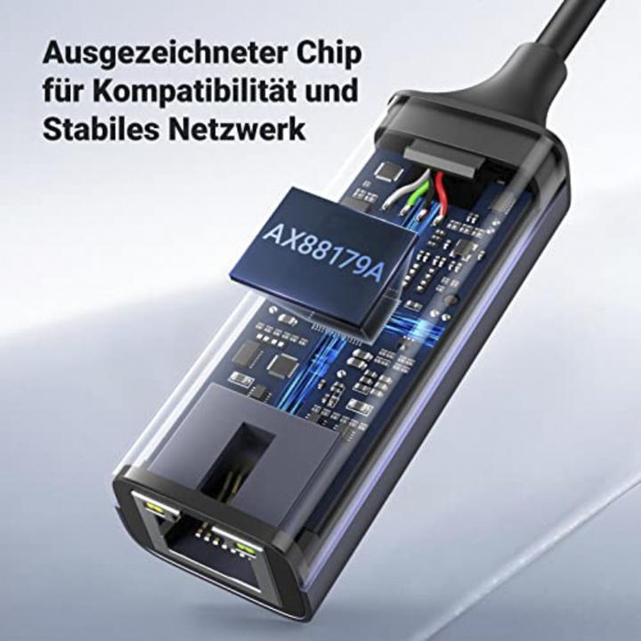 Immagine prodotto Ugreen Adattatore Ethernet (USB, RJ45 Gigabit Ethernet (1x))