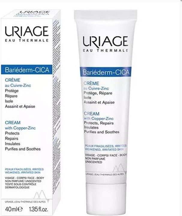 Actual product image Uriage Bariéderm Cica Cream Cream (Body cream, 40 ml)