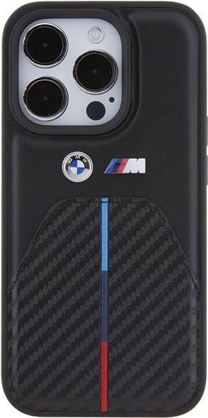 Produktbild BMW BMHCP15L22NSTB iPhone 15 Pro 6.1" czarny/black Stamped Tricolor Stripe (Apple iPhone 15 Pro)