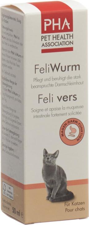 Produktbild PHA FeliWurm für Katzen Tropfen, 50ml (Katze, 50 ml)