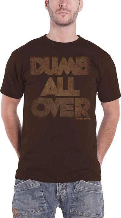 Immagine prodotto Frank Zappa Maglietta in cotone unisex adulto Dumb All Over (S)