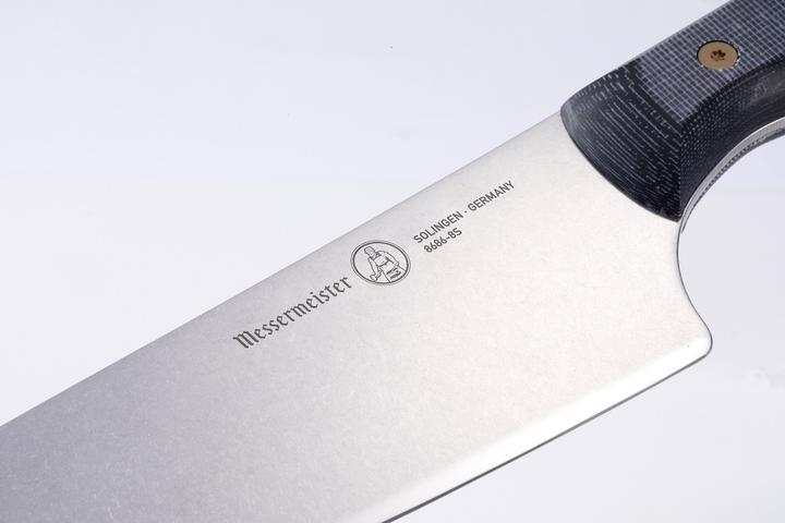 Immagine prodotto Messermeister Coltello da chef Custom 20 cm, nero/argento (20 cm)