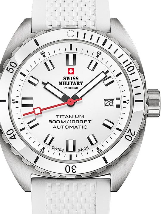 Image du produit Swiss Military SMA34100.12 Diver Titanium automatique 42mm 30ATM (Montre de plongée, 42 mm)