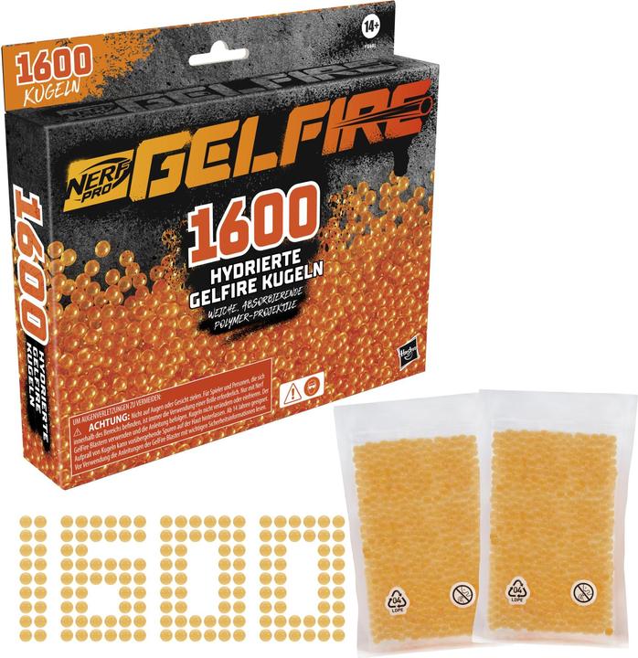 Hasbro Ricarica Nerf Gelfire Arancione