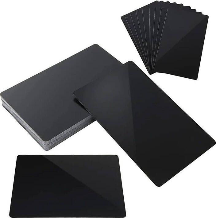 Actual product image LaserPecker Aluminium business card set (100 pcs)