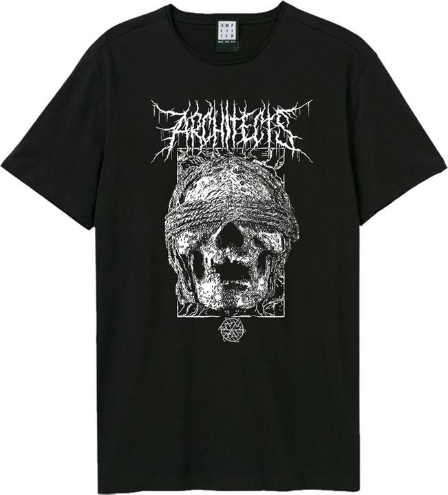 Actual product image Amplified Unisex Adult Skull Death Metal Architects T-Shirt (XXL)