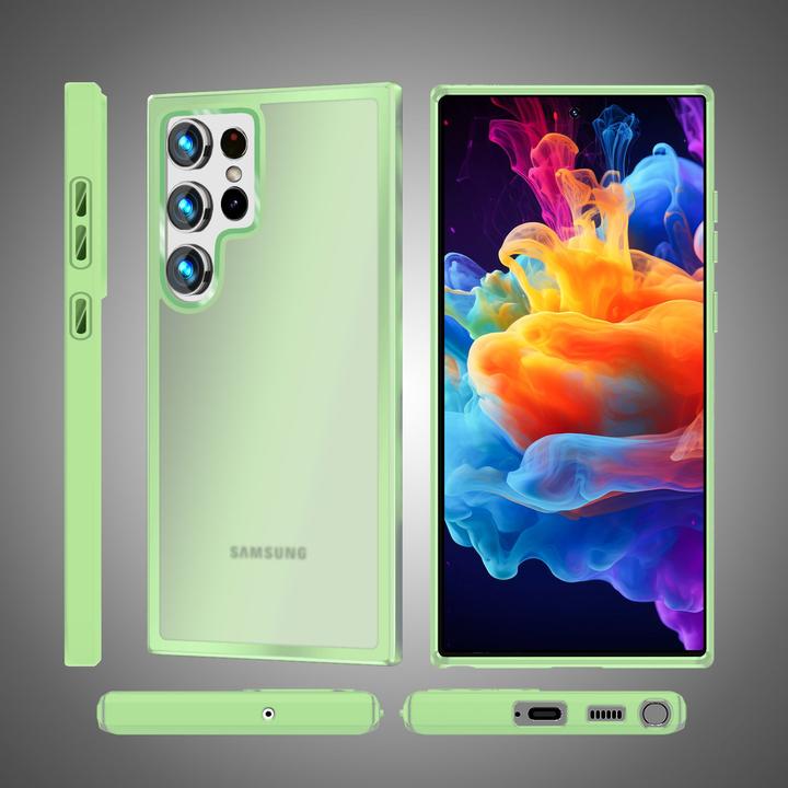 Actual product image Nalia Semi-transparent hybrid cover with protective frame (Samsung Galaxy S24 Ultra)