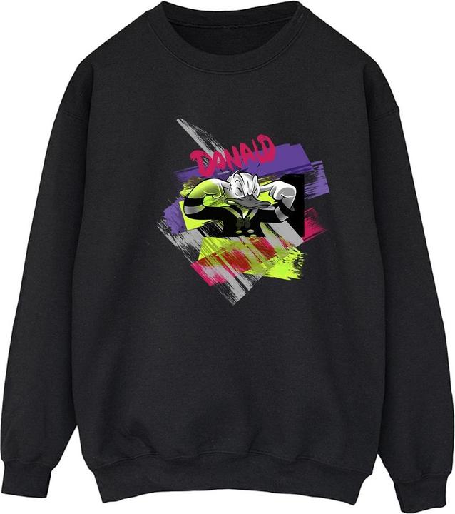 Actual product image Disney Womens/Ladies Donald Duck Ear Plug Bright Sweatshirt (L)