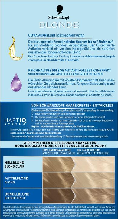 Produktbild Schwarzkopf Blonde Ultra Aufheller (L100)