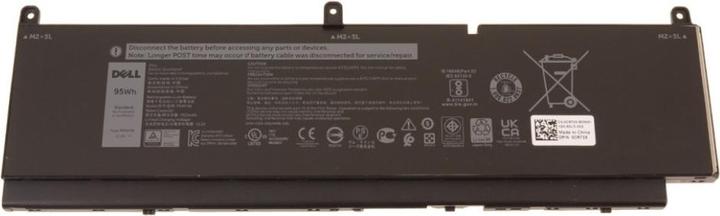 Actual product image Dell BATTERY PWS 7560/7760 6C 95Wh OEM: CR72X 68ND3 451-BCQE (6 Cells, 7920 mAh)