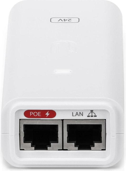 Immagine prodotto Ubiquiti Iniettore PoE POE-24-12W-G-WH 24 Volt GE passivo, 12 Watt (Proprietario 24V, 12 W)