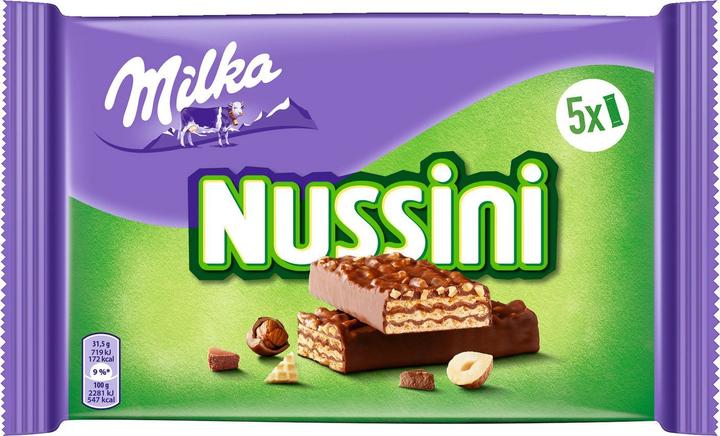 Actual product image Milka Nussini (157 g)