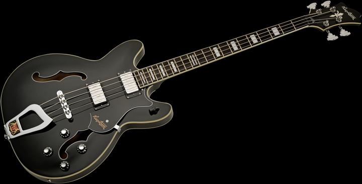 Image du produit Hagstrom Guitare basse, Viking, Black Gloss (Guitare électrique)