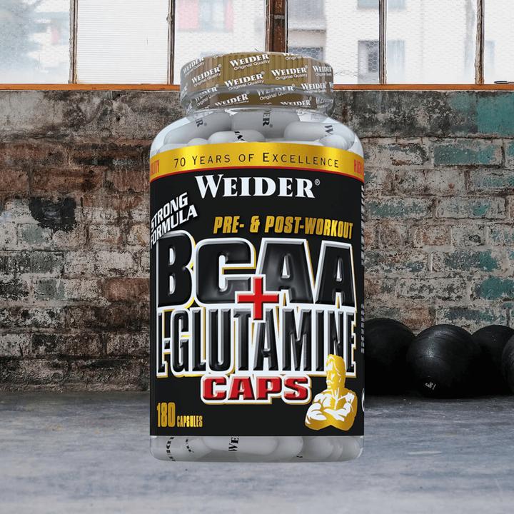 Immagine prodotto Weider BCAA L-Glutamine (180 Pezzo/i, Pillole, 256 g)