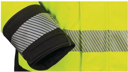 Actual product image Elysee High-visibility softshell jacket Melvin size XXL yellow/black (XXL)
