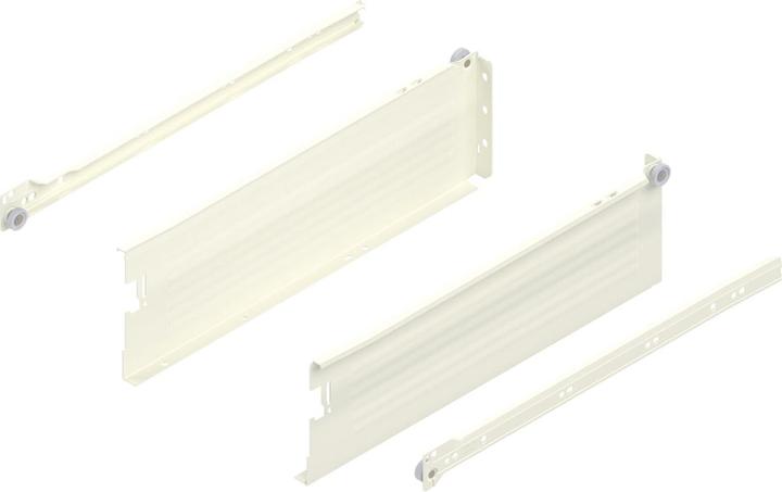 Actual product image Blum METABOX K frame 320 screw version, partial extension, NL 400, cream white