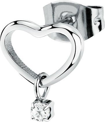 Actual product image La Petite Story - Steel single earring Heart LPS01AQM03