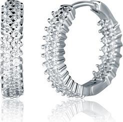 Immagine prodotto JVD - Elegant silver hoop earrings with zircons SVLE2638X61BI00