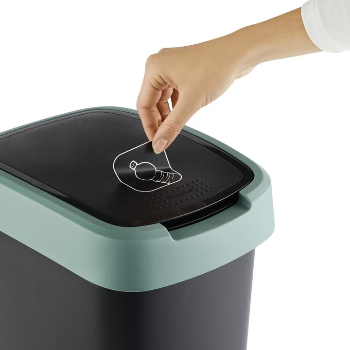 Actual product image Rotho Rubbish bag Rothau Twist 25L Black Dark Green (25 l)