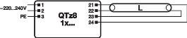 Immagine prodotto Osram Balastiere elettroniche QTz 8 1X36/220-240 (4008321863287)