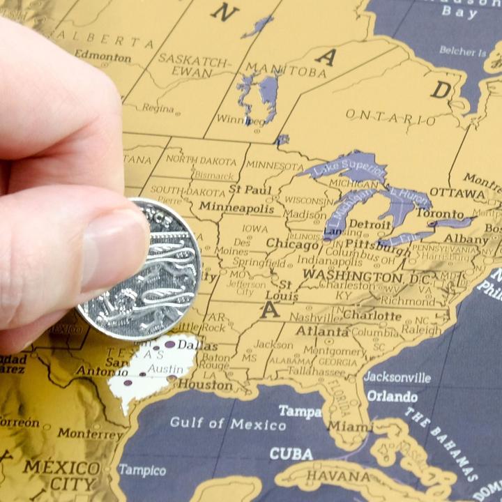 Immagine prodotto Maps International Gratta il mondo edizione nera