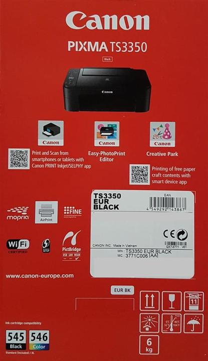 Produktbild Canon PIXMA TS3350 (Tintenpatrone, Farbe)