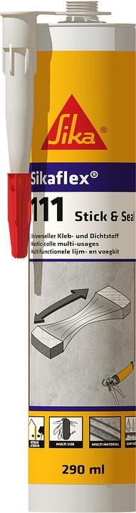 Sika Sikaflex-111 Stick und Seal (White, 290 ml)