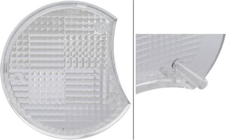 Image du produit Hella Verre de feu clignotant avant gauche pour AGCO