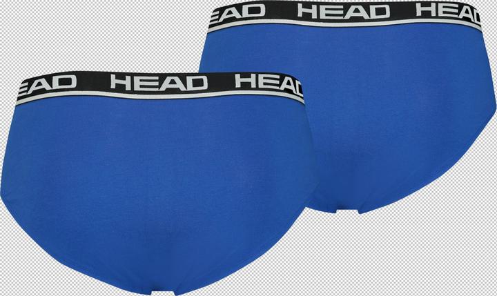 Actual product image Head Mens Basic Brief Panties Underwear Underpants 12 pack, Colour:001 - Blue / Black, Bekle (M)