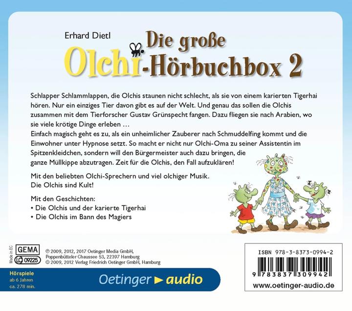 Produktbild Die Grosse Olchi-Hörbuchbox 2 (Erhard Dietl, Eva Michaelis, Dieter Faber, Dagmar Dreke, Deutsch)