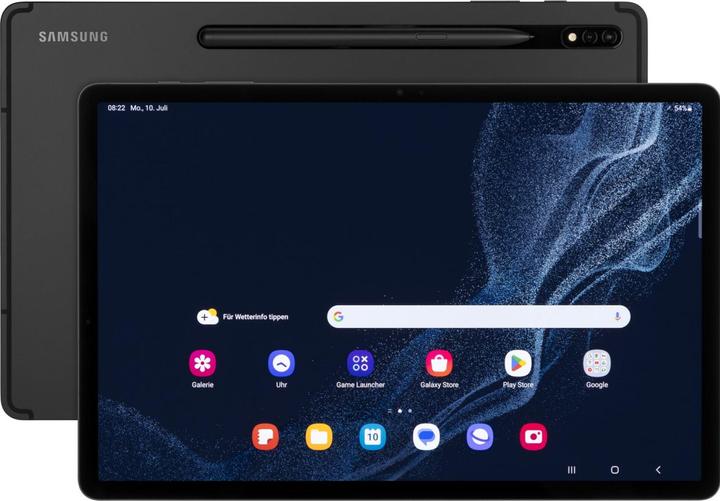 Actual product image Samsung Galaxy Tab S8+ (WLAN only, 12.40", 128 GB, Graphites)