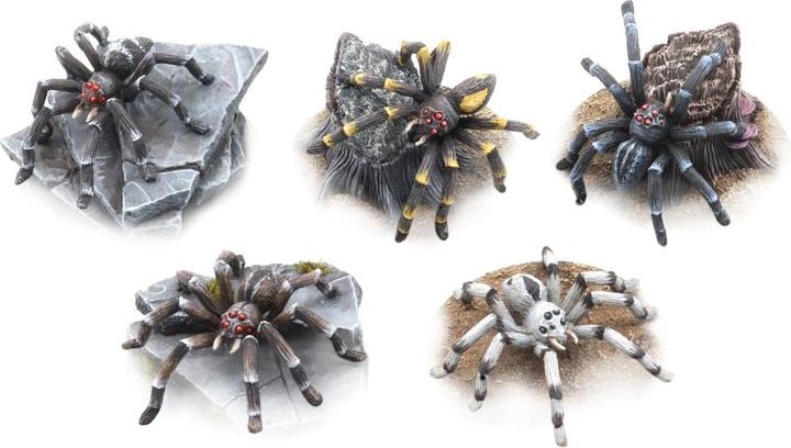 Tabletop-Art Riesenspinnen Set (5) (Metall)