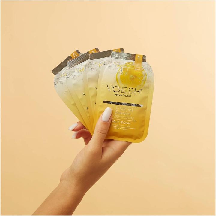 Immagine prodotto Voesh Pedi Lemon Quench (Crema piedi e gel piedi, Maschera del piede, Pediluvio)