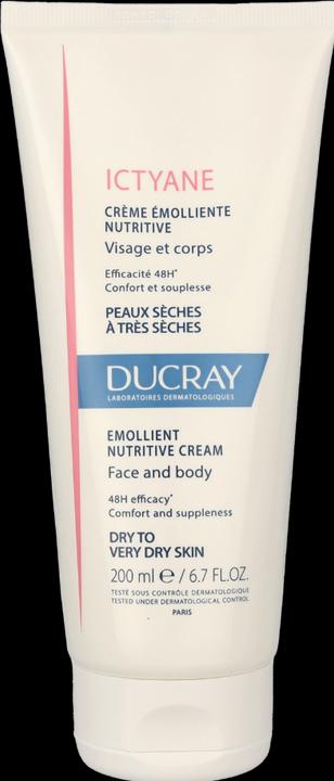 Ducray ICTYANE crema emolliente nutritiva 200 ml (Crema corpo, 200 ml)