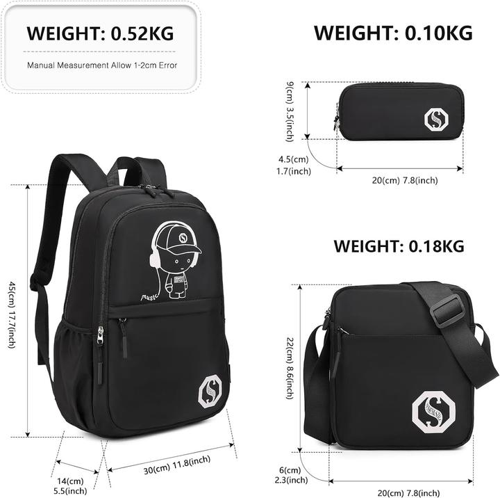 Image du produit Kono Set de 3 cartables (18.90 l)