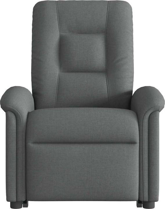 Produktbild VidaXL Elektrischer Massagesessel mit Aufstehhilfe Dunkelgrau Stoff