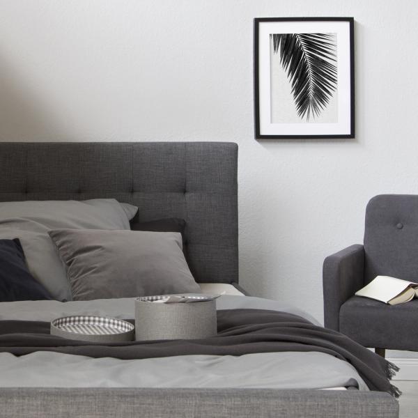 Image du produit Homestyle4u Lit rembourré (180 x 200 cm)