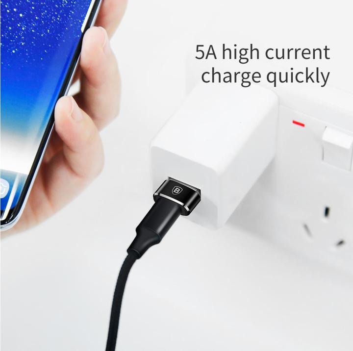 Actual product image Baseus USB Male To Type-C Female Adapter Converter Black (USB-C, 1.70 cm)
