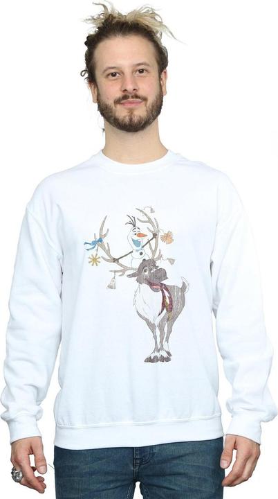 Immagine prodotto Disney Frozen Sven And Olaf Christmas Ornaments Felpa Uomo (L)