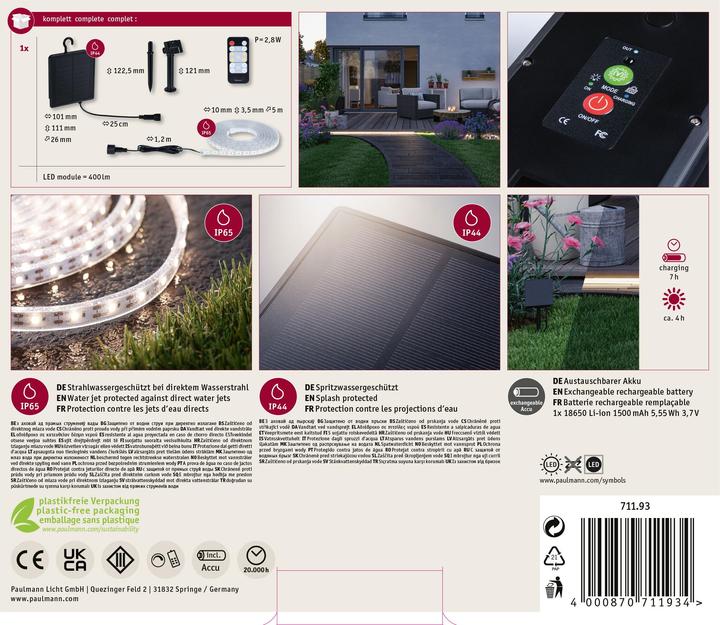 Actual product image Paulmann Solar Strip (500 cm, Indoor)
