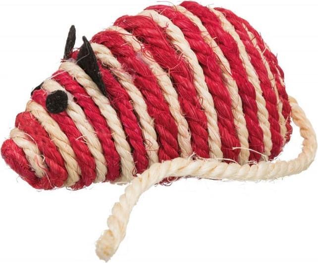 Produktbild Jolly Paw Jollypaw - Katzenspielzeug - Sisalmaus mit Glöckchen - 1 Stück (Katzenminzespielzeug)