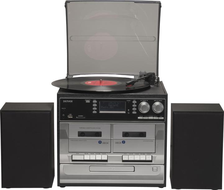 Denver MRD-166 (Plattenspieler, CD Player, Tape-Deck, 2x 2 W)